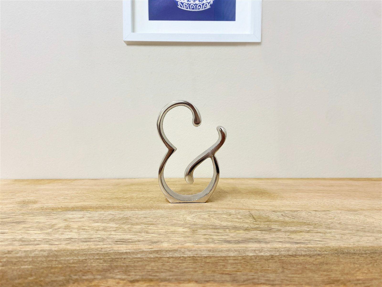 View Silver Aluminium Ampersand or And Sign Ornament information
