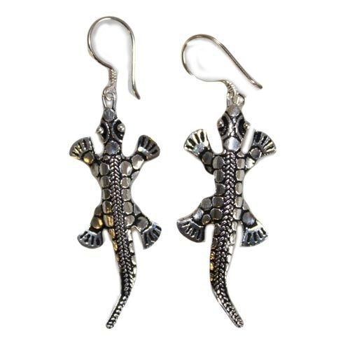 View Silver Earrings Lizards information