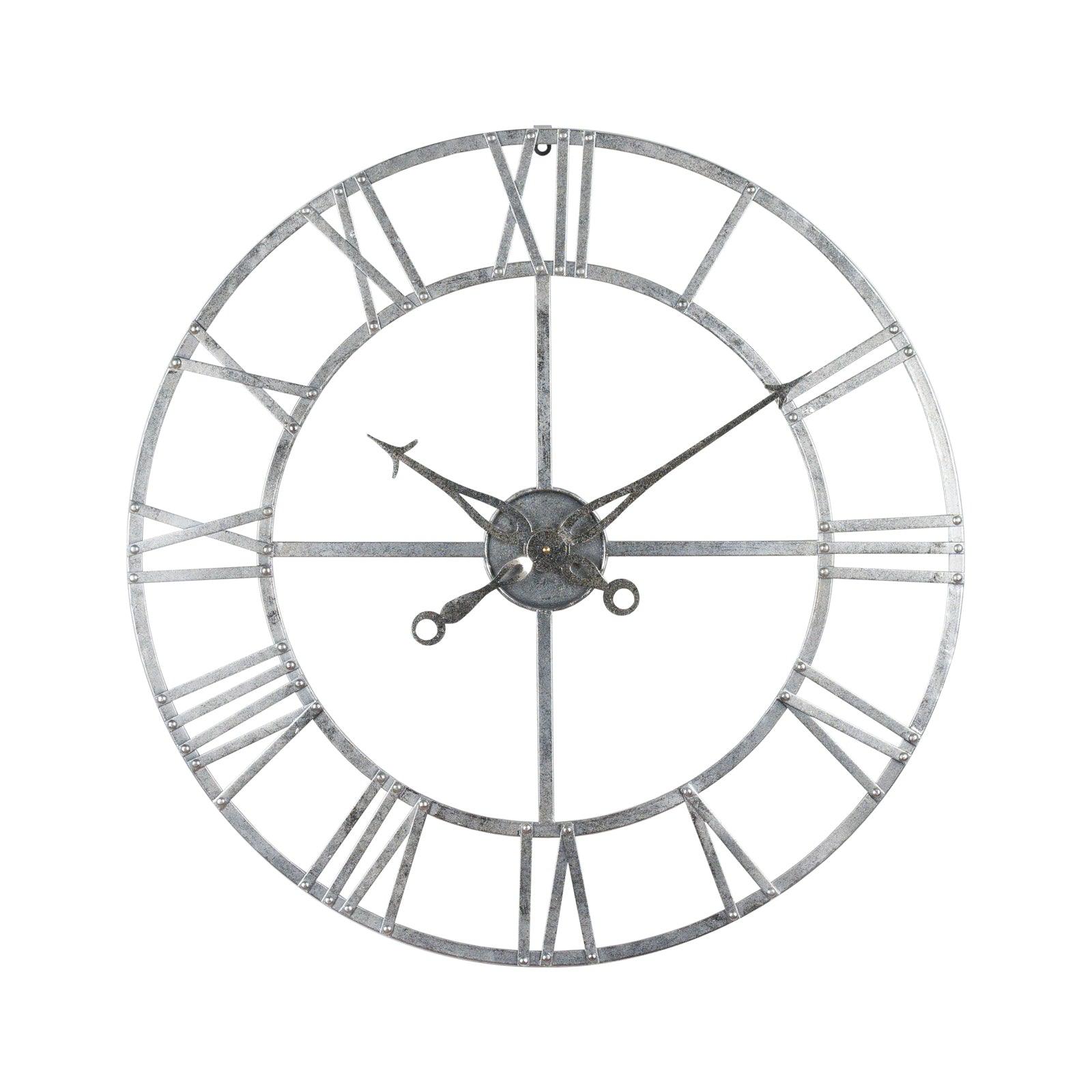 View Silver Foil Skeleton Wall Clock information