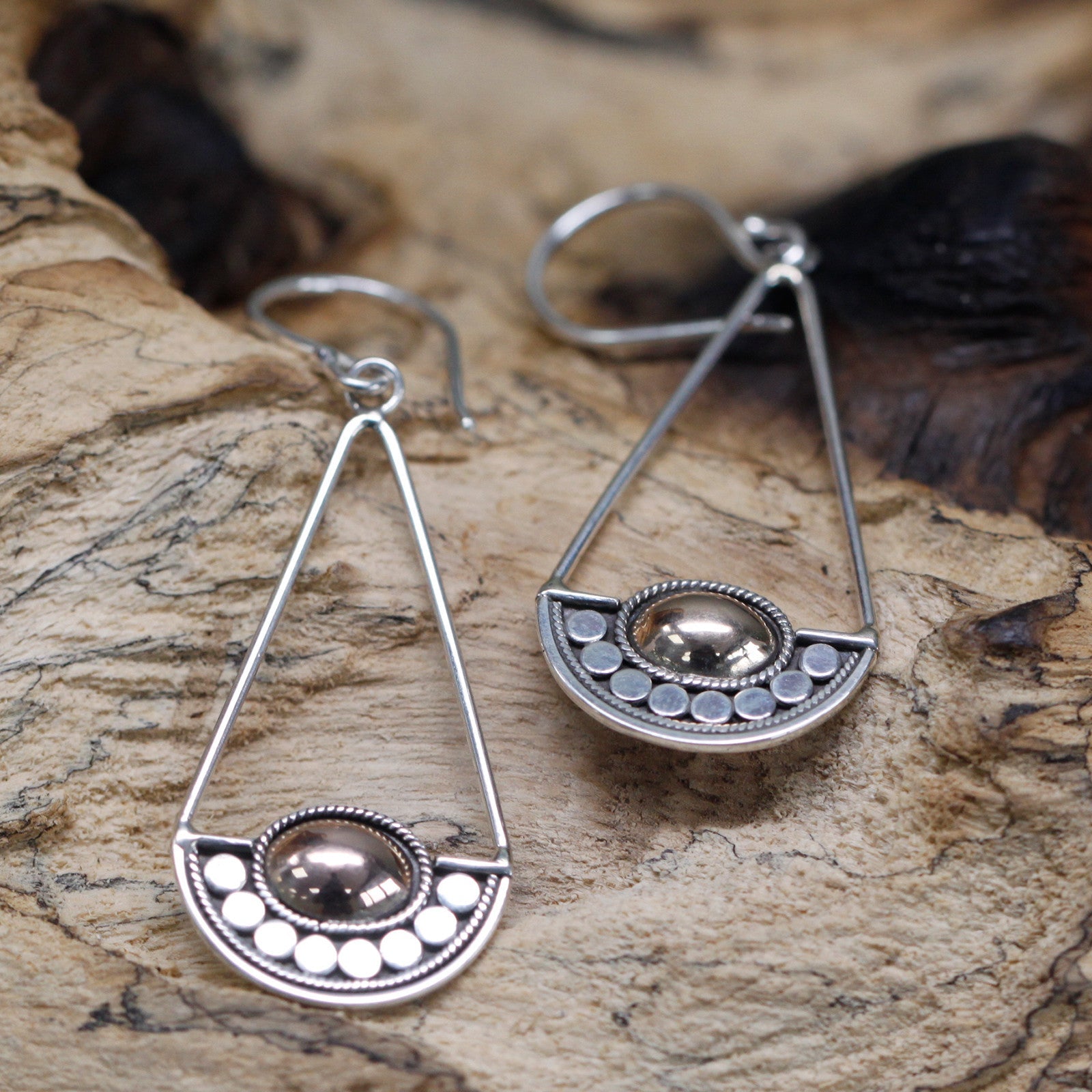 View Silver Gold Earring Luna Balance information