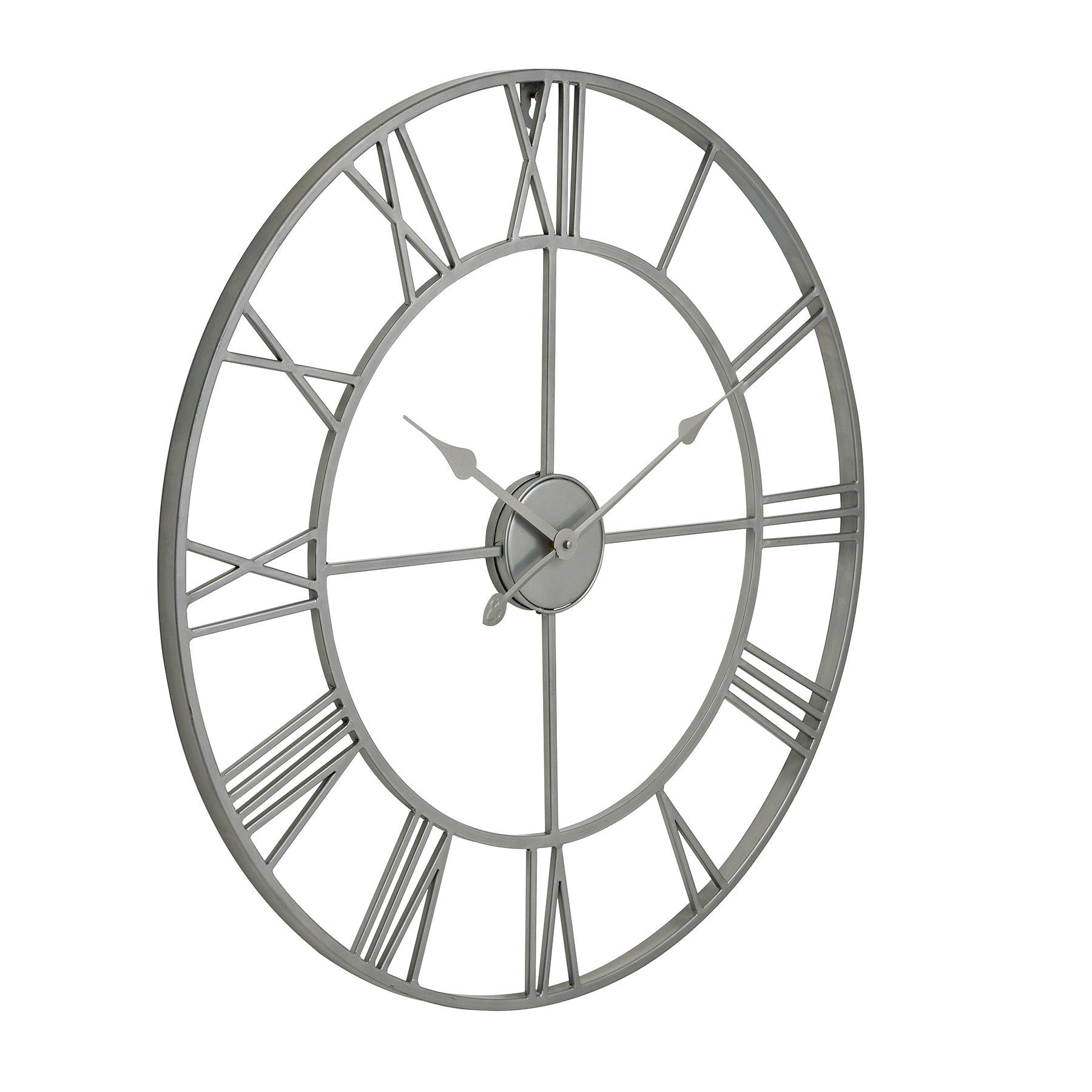 View Silver Skeleton Wall Clock information