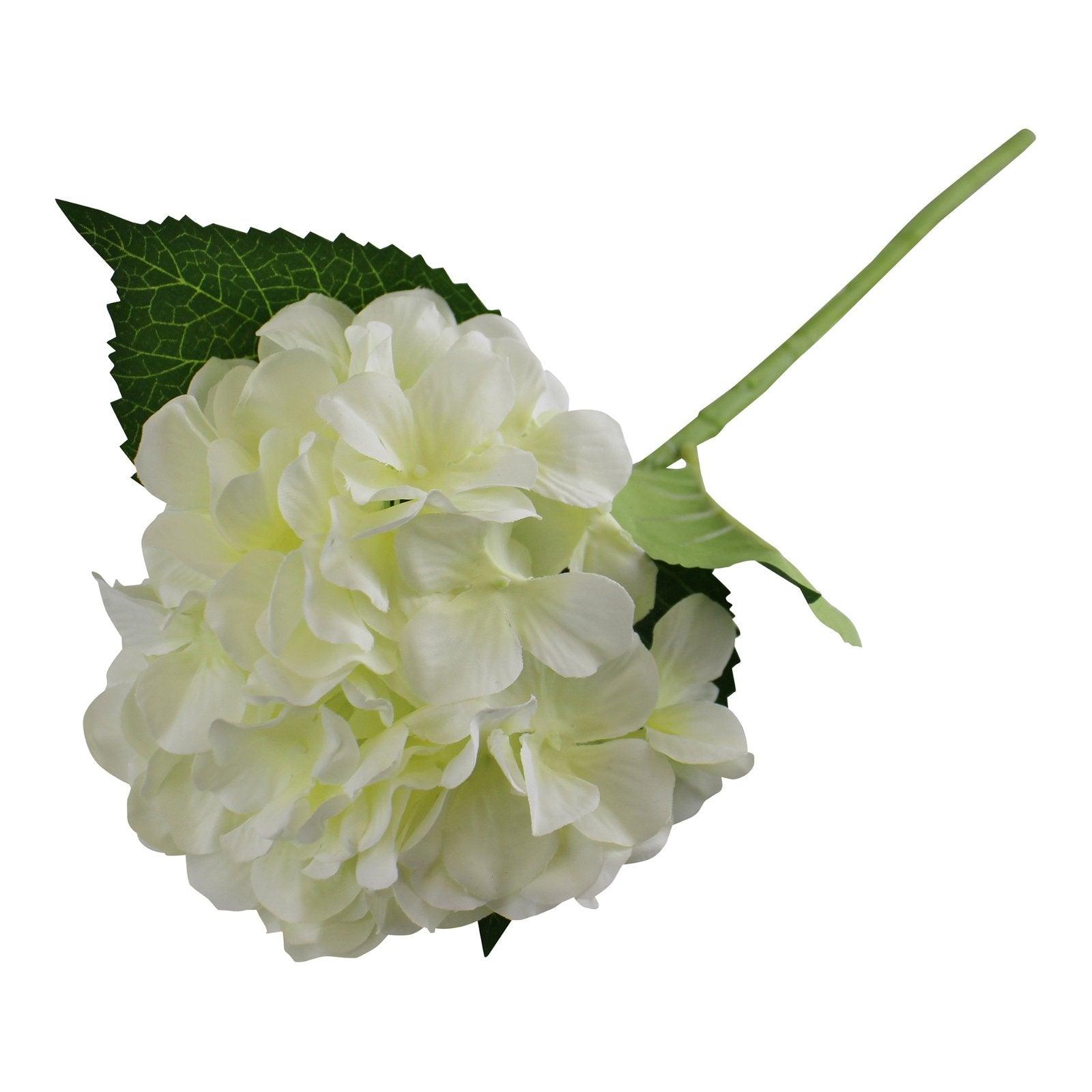 View Single Hydrangea Spray Cream Flower 49cm information