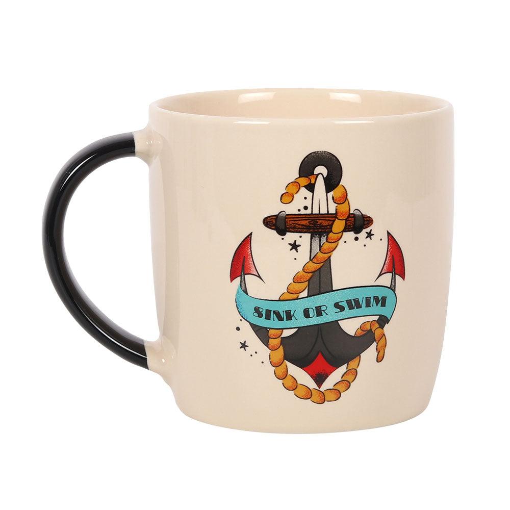 View Sink Or Swim Tattoo Anchor Mug information