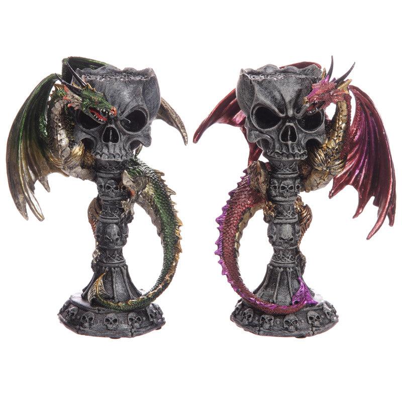 View Skull Goblet Dark Legends Dragon Figurine information