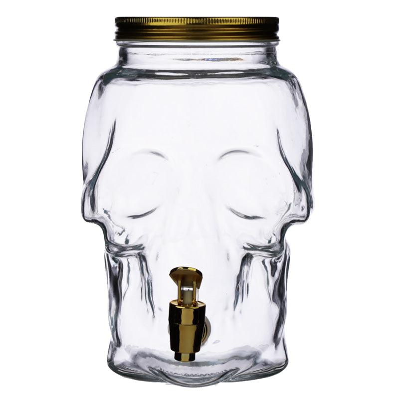 View Skull Shaped Water Decanter 26L Skulls Roses information