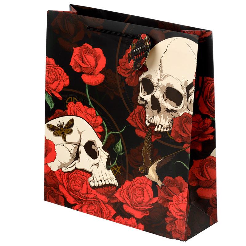 View Skulls and Roses Red Roses Extra Large Gift Bag information