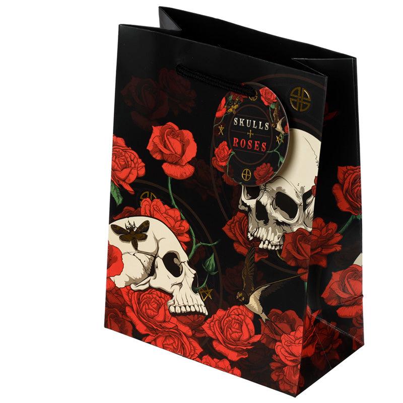 View Skulls and Roses Red Roses Medium Gift Bag information