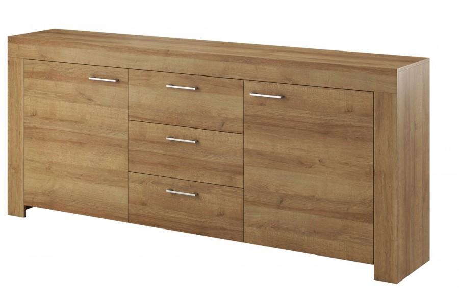 View Sky Large Sideboard Cabinet Oak Riviera 200cm information