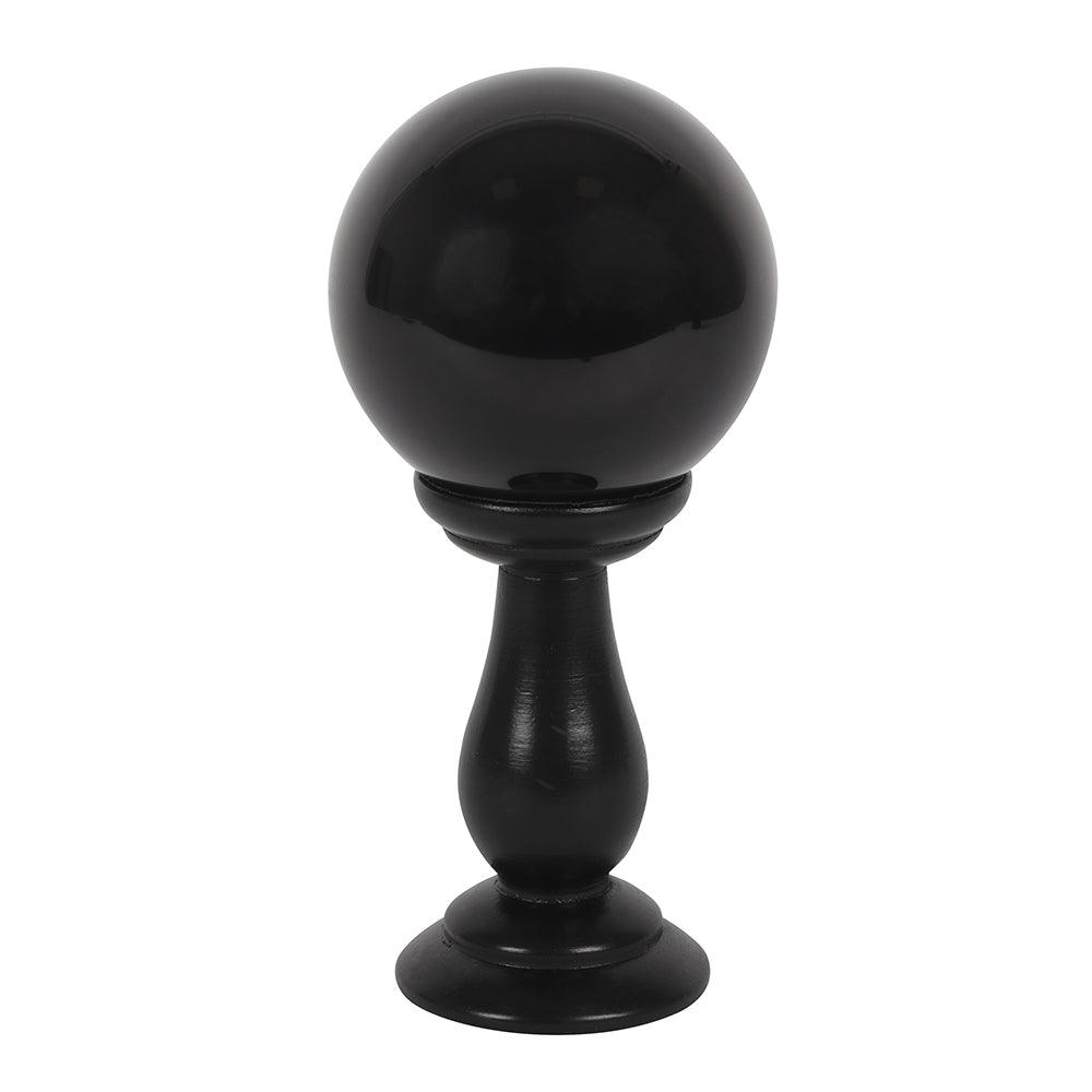 View Small Black Crystal Ball on Stand information