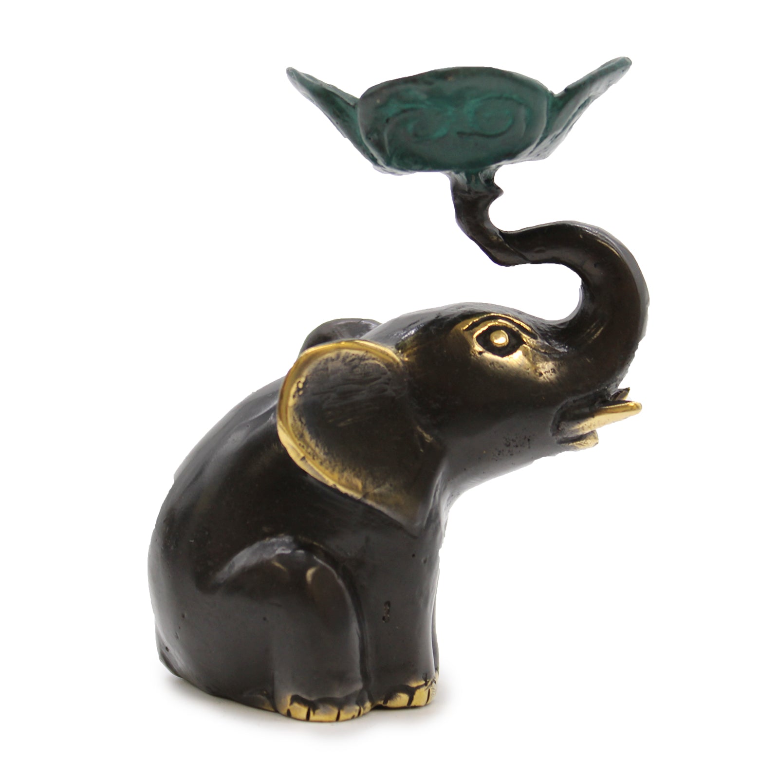 View Small Elephant Candle Incense Holder information