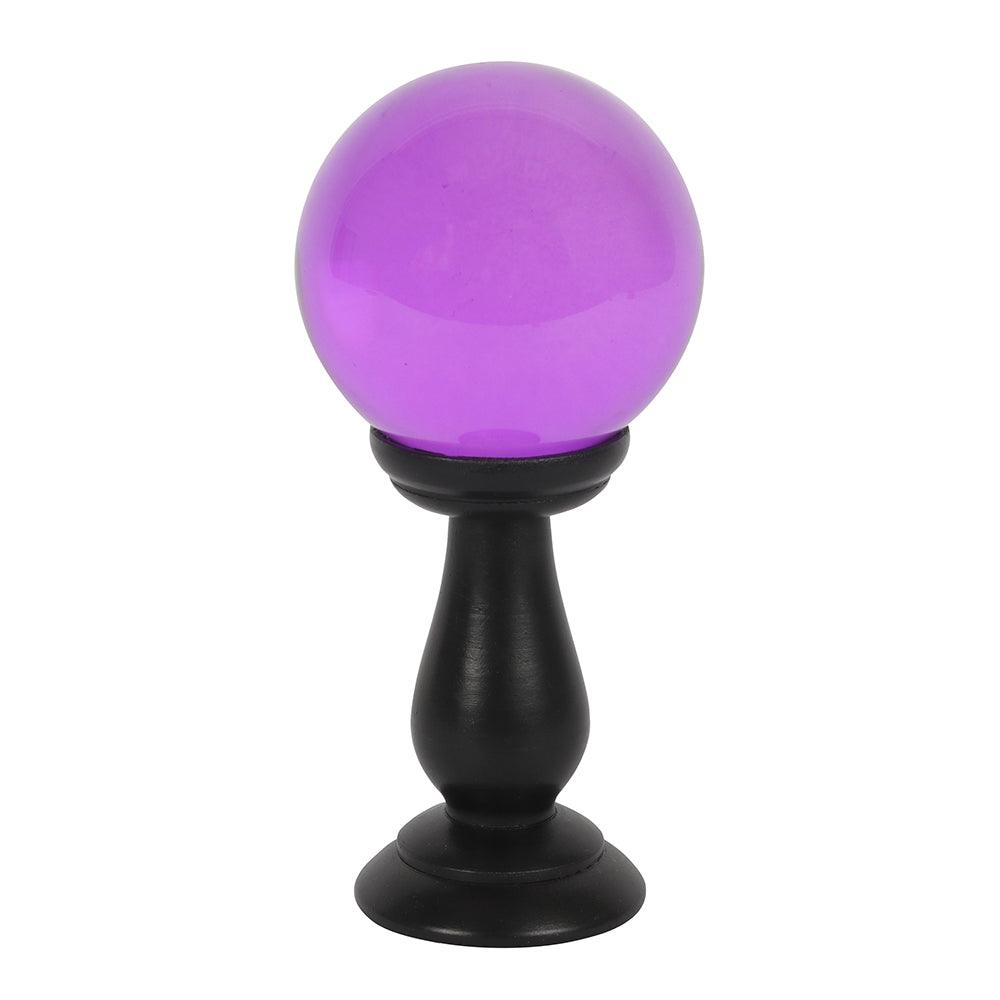 View Small Purple Crystal Ball on Stand information