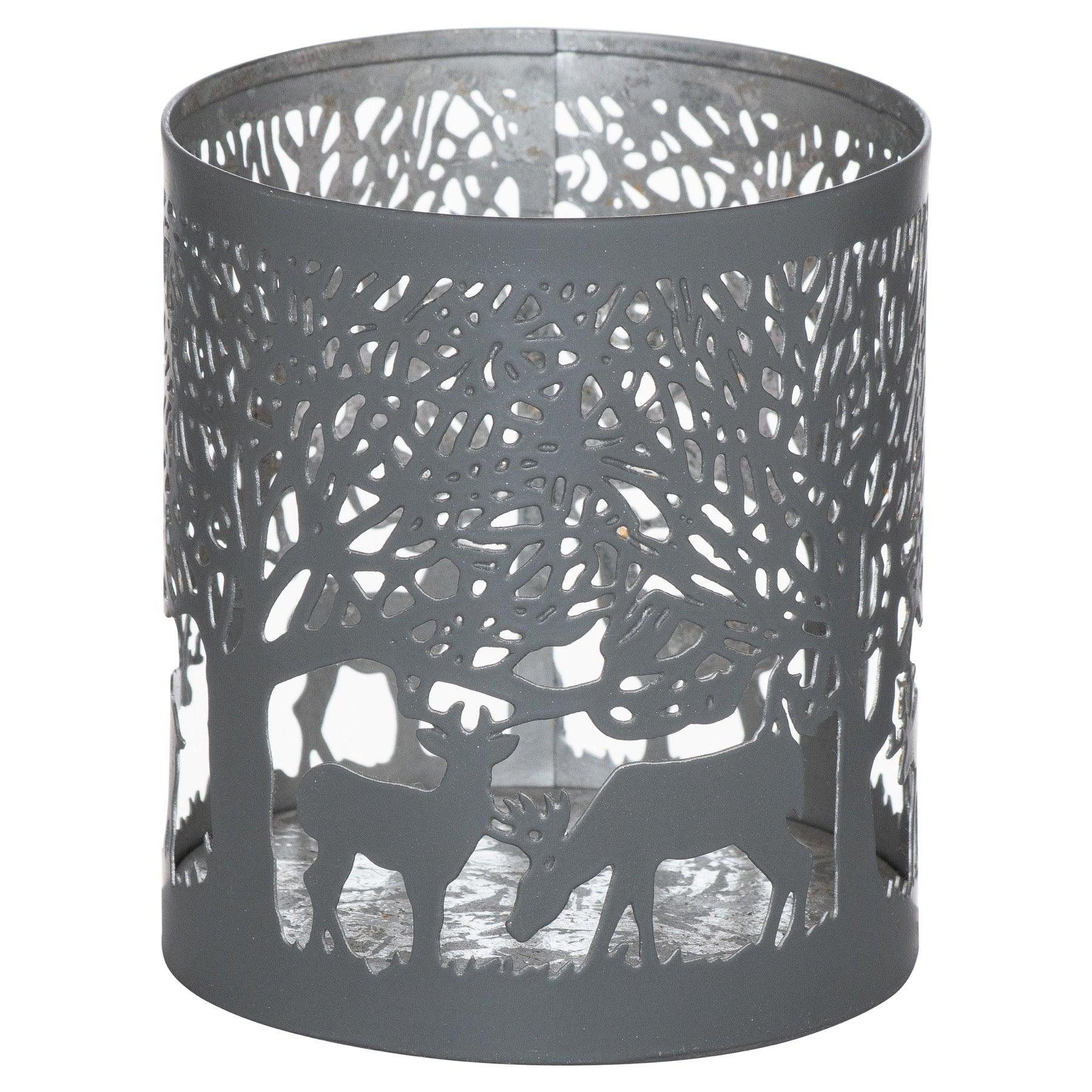 View Small Silver And Grey Glowray Stag In Forest Lantern information