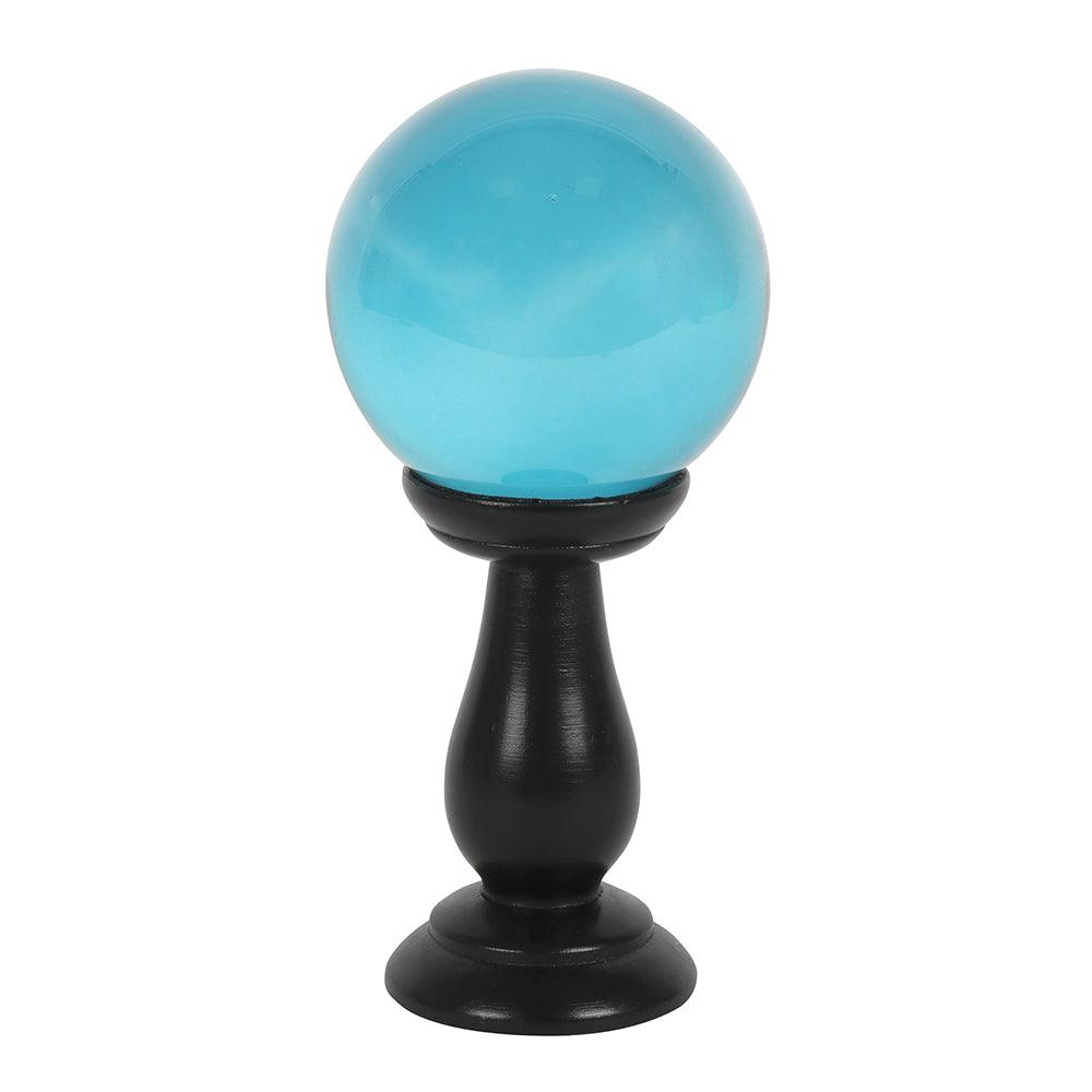 View Small Teal Crystal Ball on Stand information