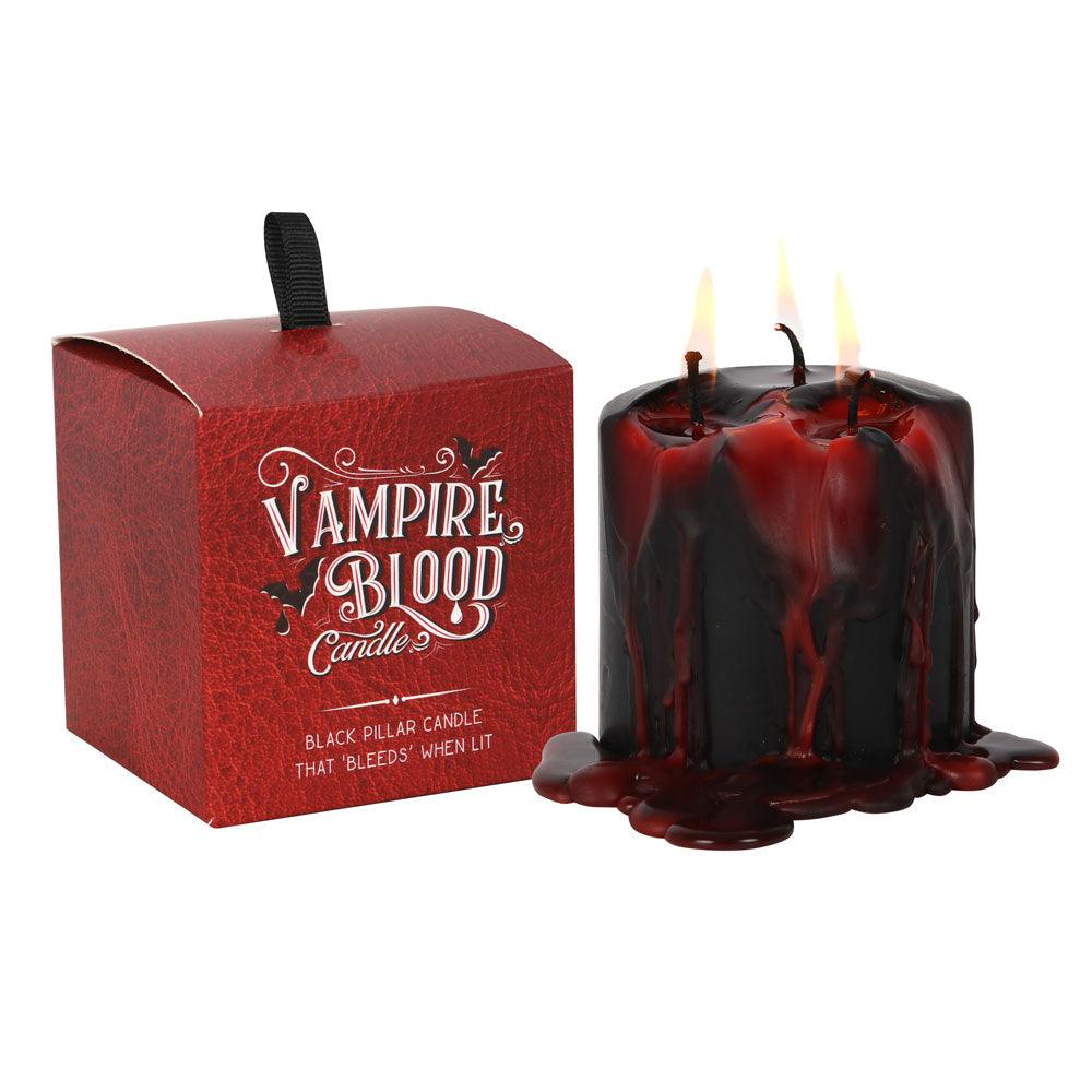 View Small Vampire Blood Pillar Candle information