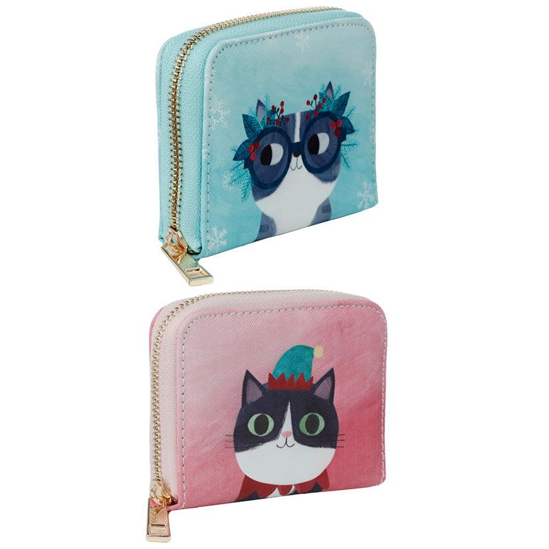 View Small Zip Around Wallet Angie Rozelaar Planet Cat Christmas information