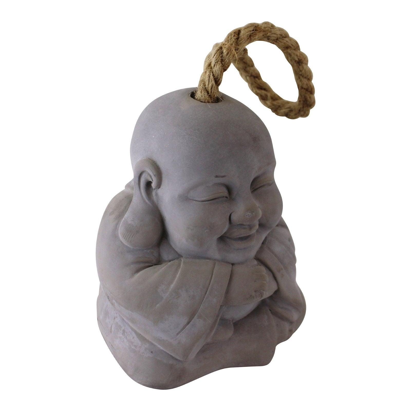 View Smiling Buddha Grey Cement Doorstop information