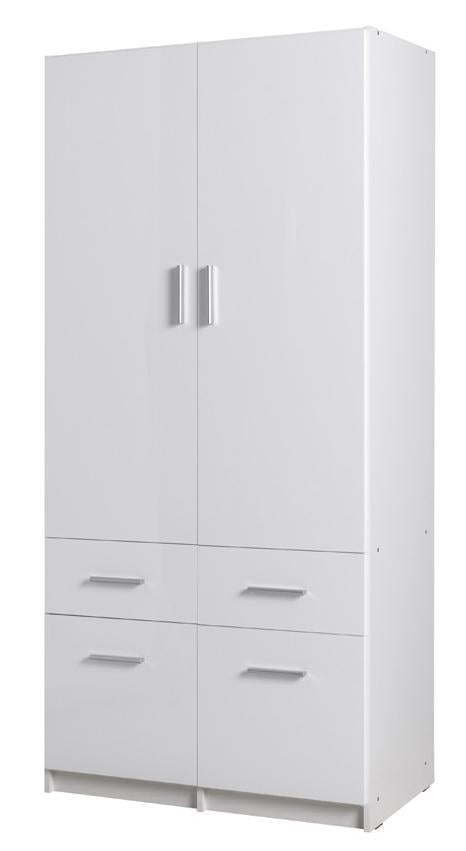 View Snow 03 Hinged Door Wardrobe 92cm information