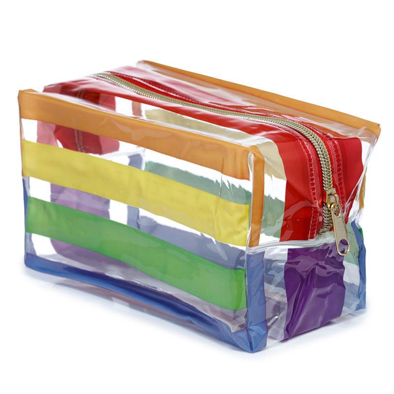 View Somewhere Rainbow Clear Toiletry Bag information