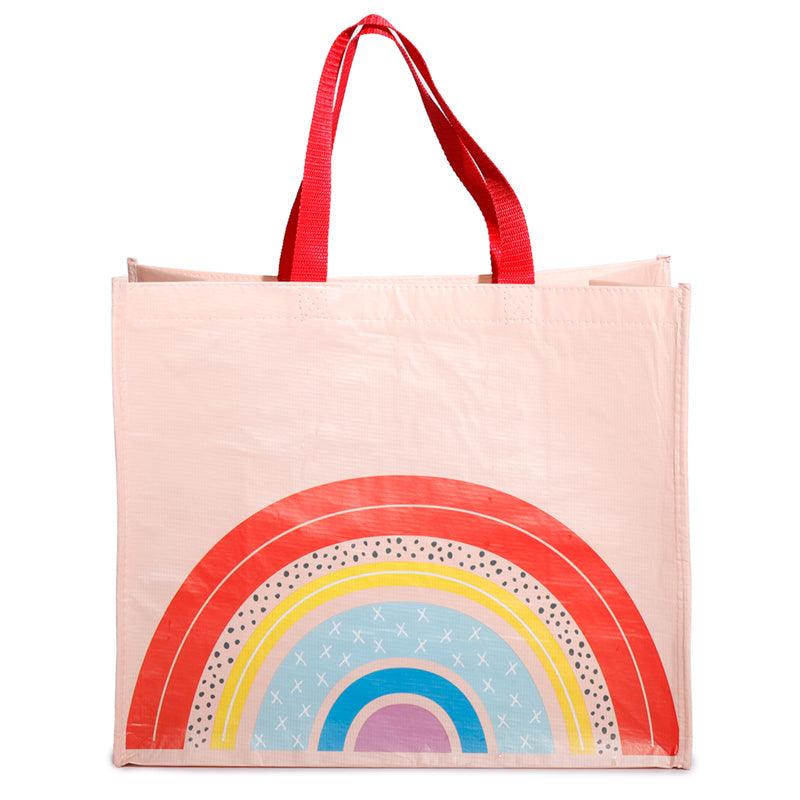 View Somewhere Rainbow Recycled Plastic Reusable Shopping Bag information