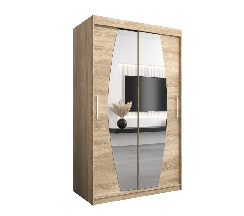 View Elypse Sliding Door Wardrobe 120cm Oak Sonoma 120cm information