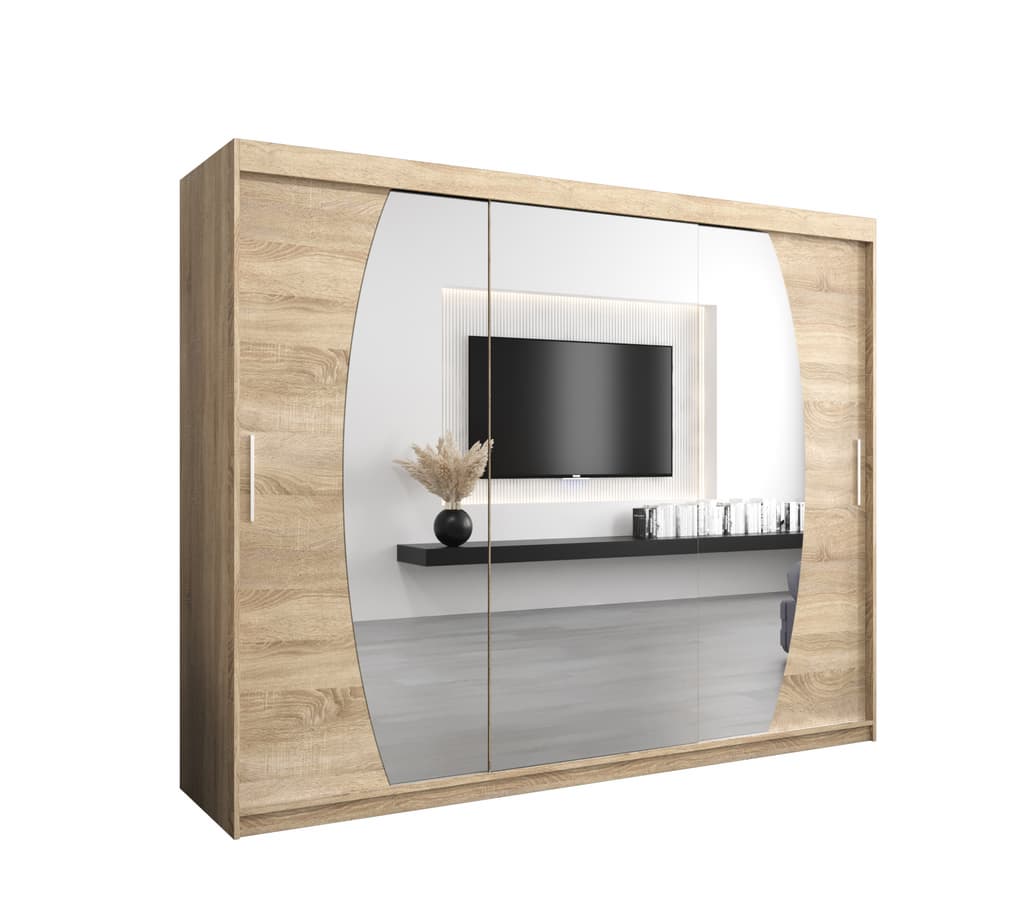 View Elypse Sliding Door Wardrobe 250cm Oak Sonoma 250cm information