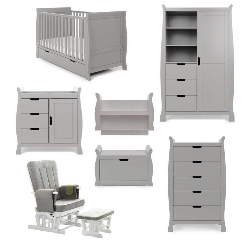 View Stamford Classic 7 Piece Baby Room Set Warm Grey information