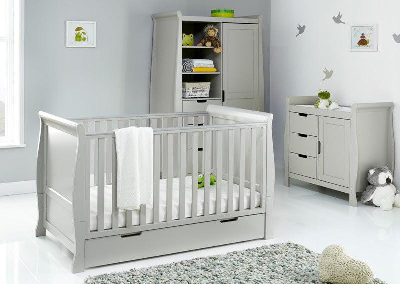 View Stamford Classic Sleigh 3 Piece Room Set Warm Grey information