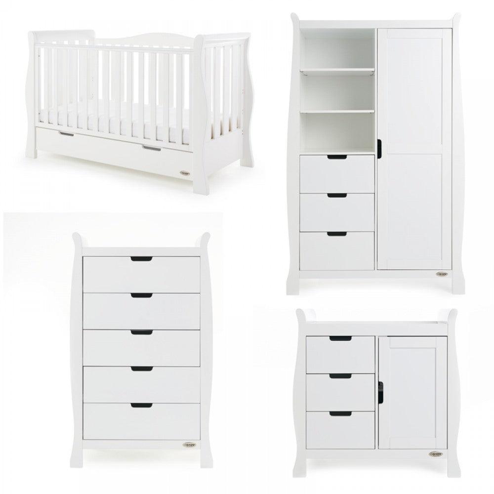 View Stamford Luxe 4 Piece Room Set White information