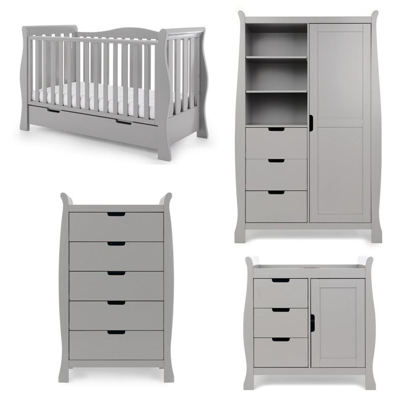 View Stamford Luxe 4 Piece Room Set Warm Grey information