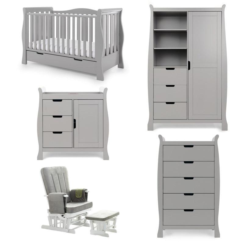 View Stamford Luxe 5 Piece Room Set Warm Grey information