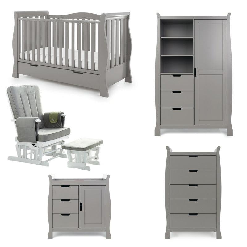 View Stamford Luxe 5 Piece Room Set Taupe Grey information