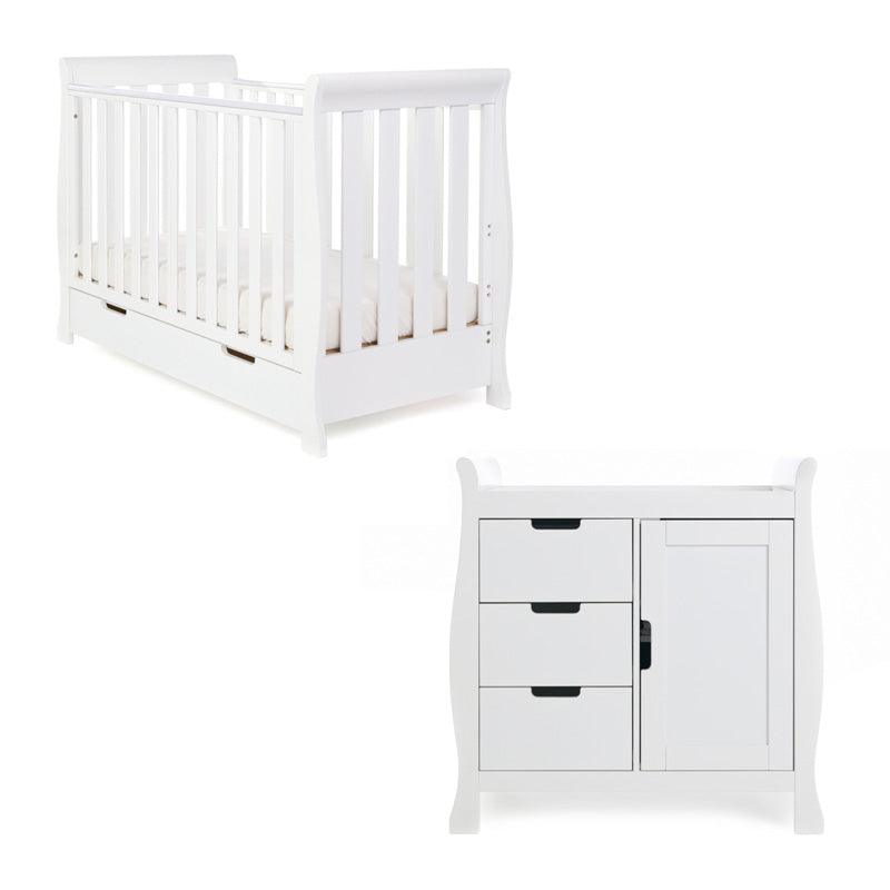 View Stamford Mini Sleigh 2 Piece Room Set White information