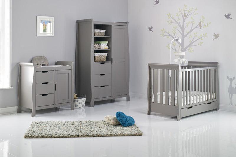 View Stamford Mini Sleigh 3 Piece Room Set Warm Grey information