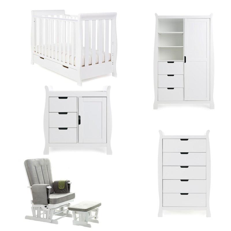 View Stamford Mini Sleigh 5 Piece Room Set White information