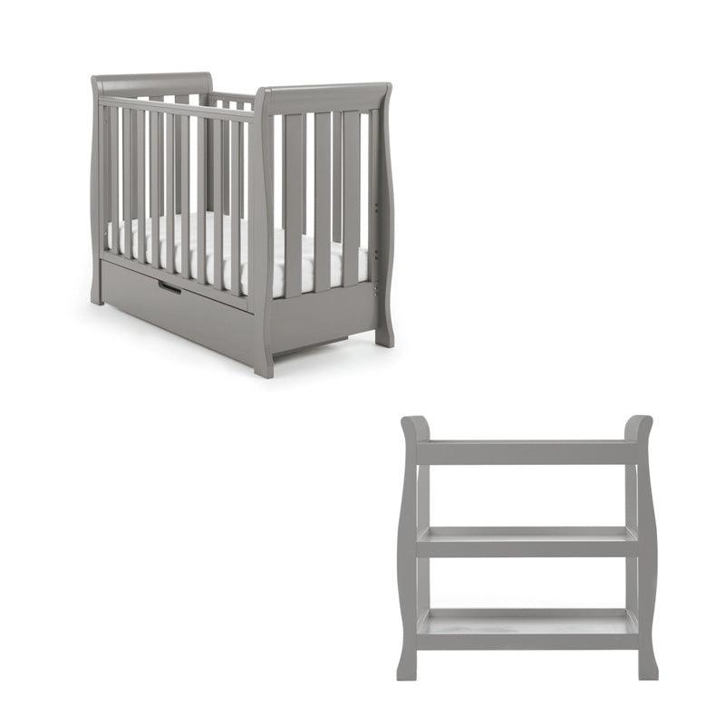 View Stamford Space Saver Sleigh 2 Piece Room Set Taupe Grey information