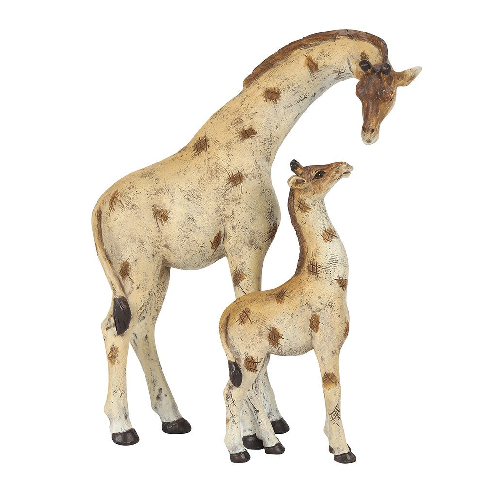 View Stand Tall Giraffe Mother and Baby Ornament information