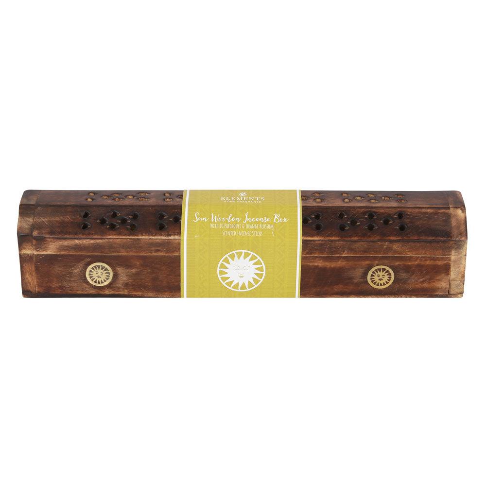 View Sun Wooden Patchouli Orange Incense Box Set information