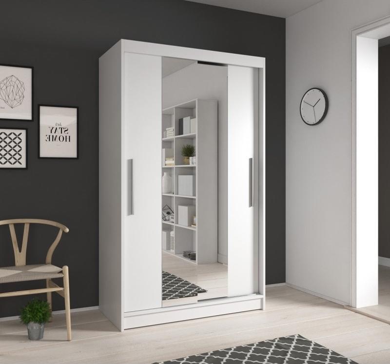 View Neomi 01 Sliding Door Wardrobe 120cm in White Matt White White Matt 120cm information