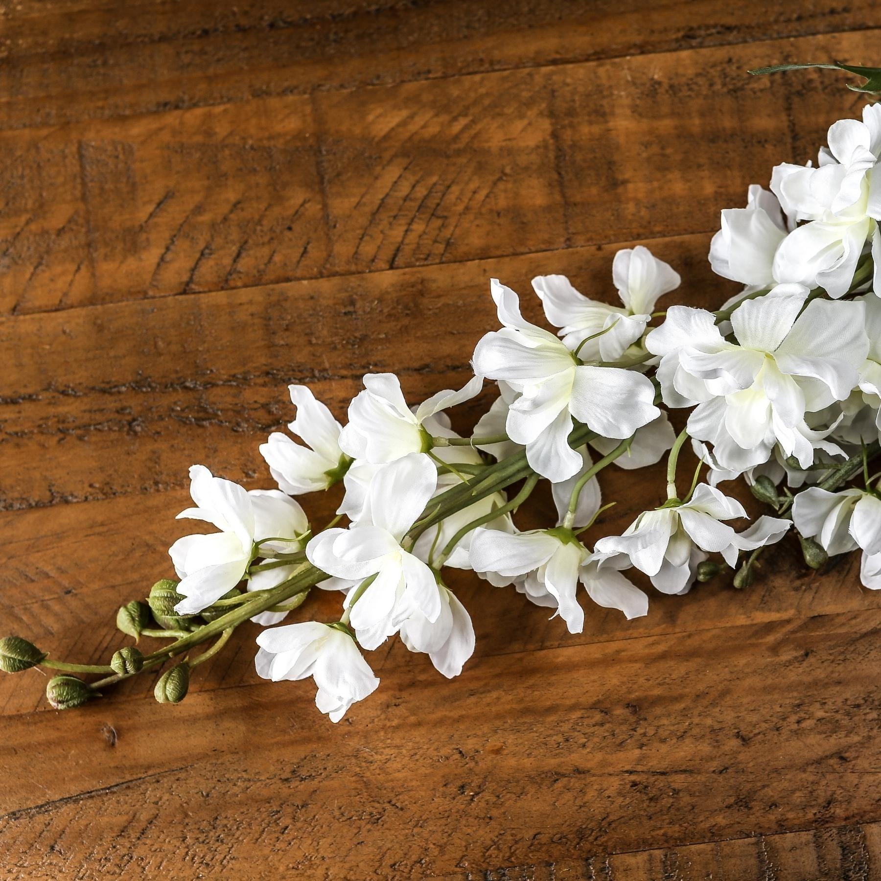 View Tall White Delphinium Stem information