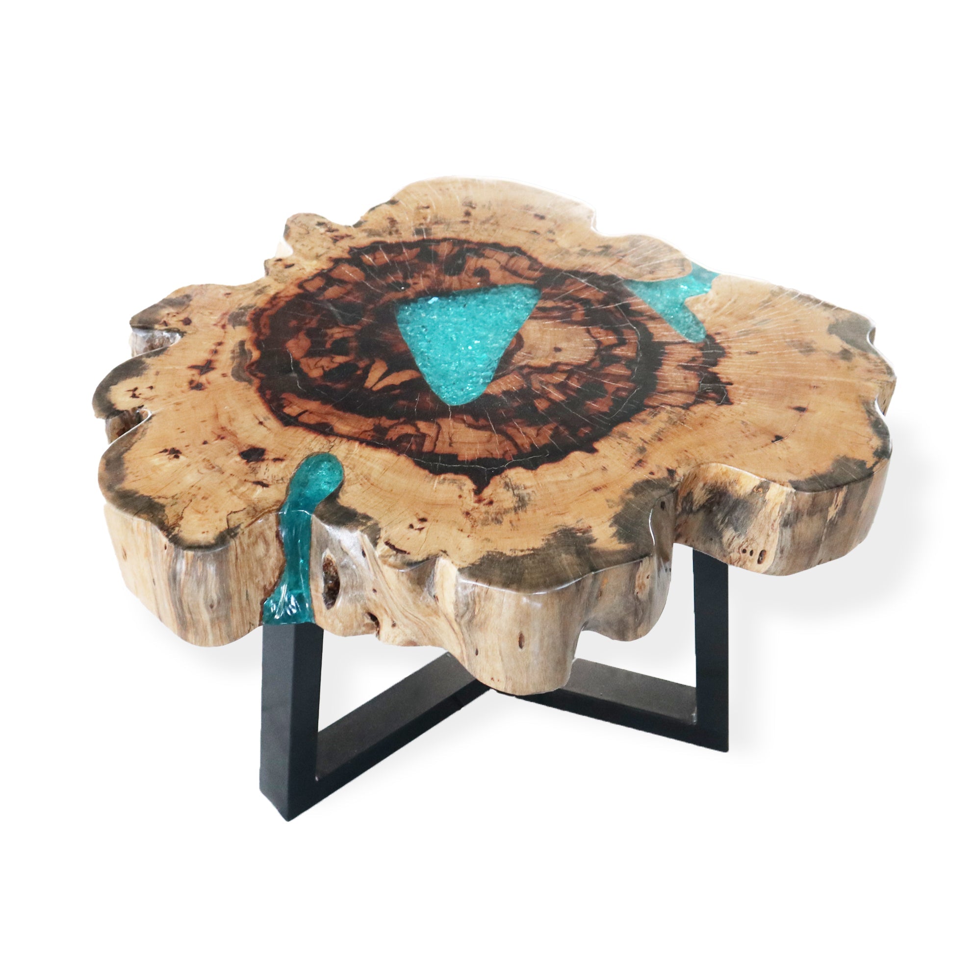 View Tamarind and Resin Coffee Table Aqua information