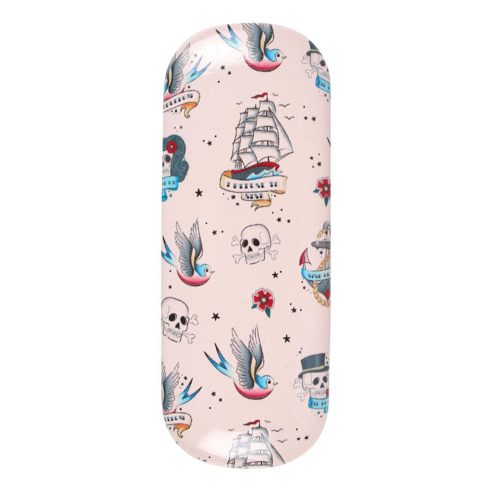 View Tattoo Print Glasses Case information