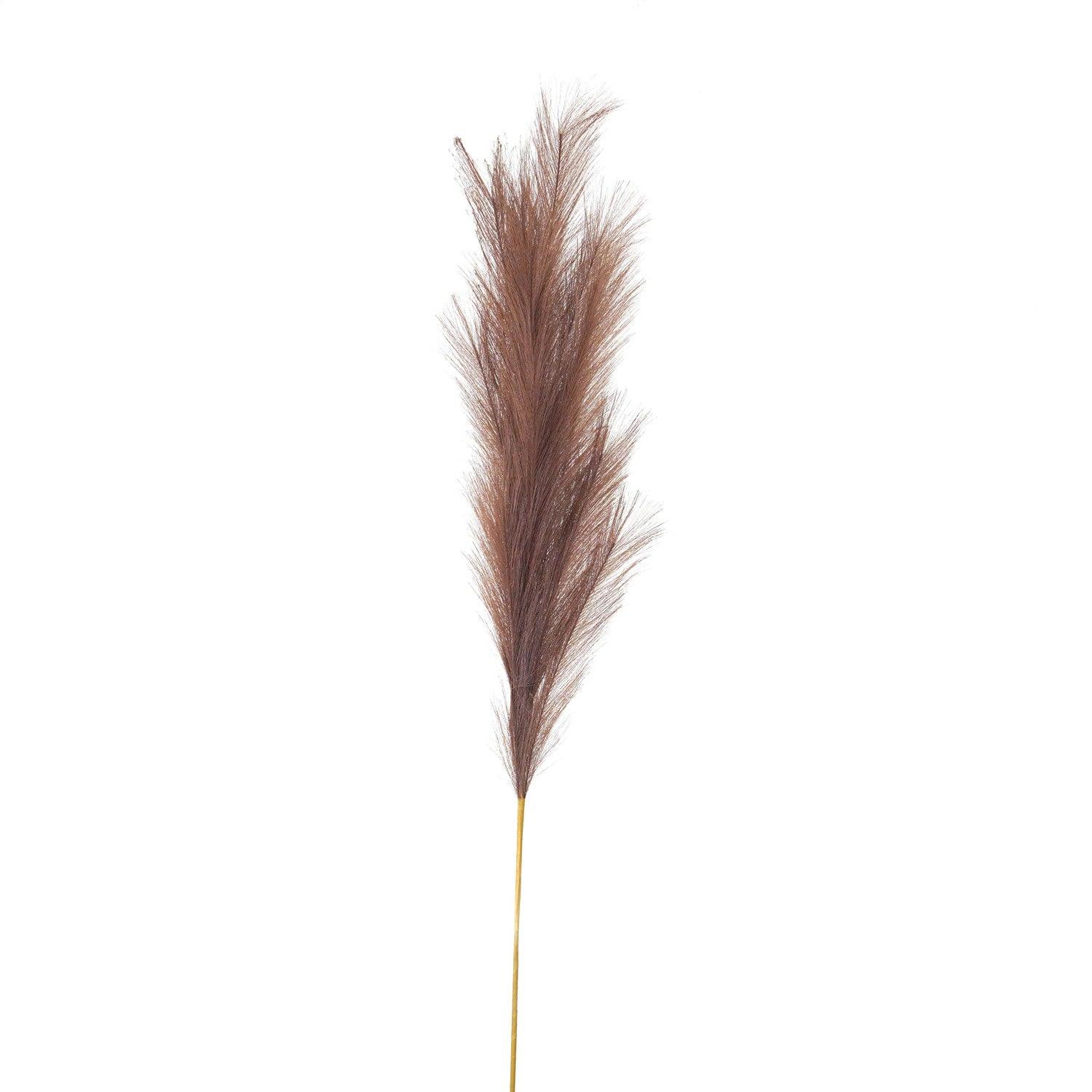 View Taupe Large Faux Pampas Grass Stem information