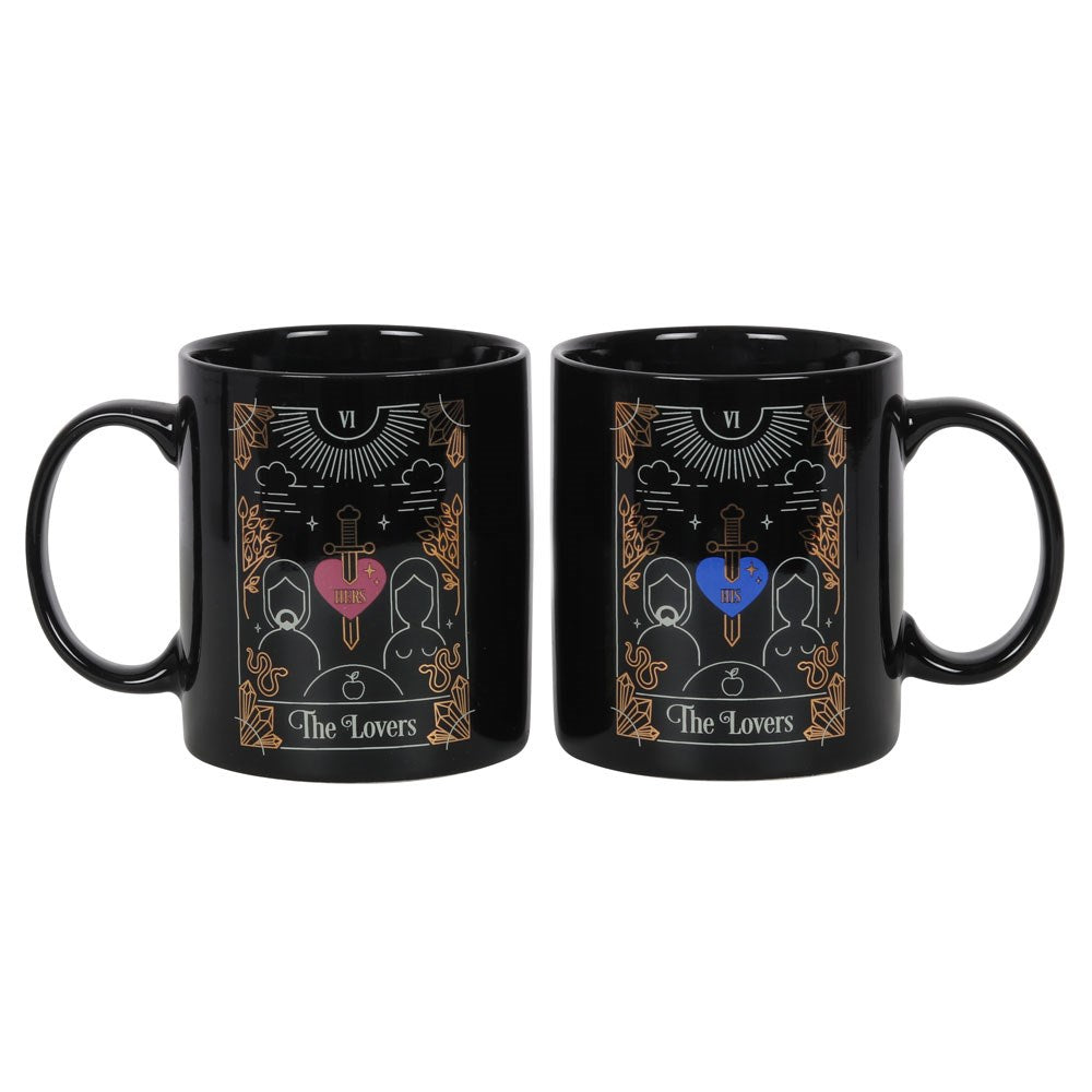 View The Lovers Tarot Couples Mug Set information