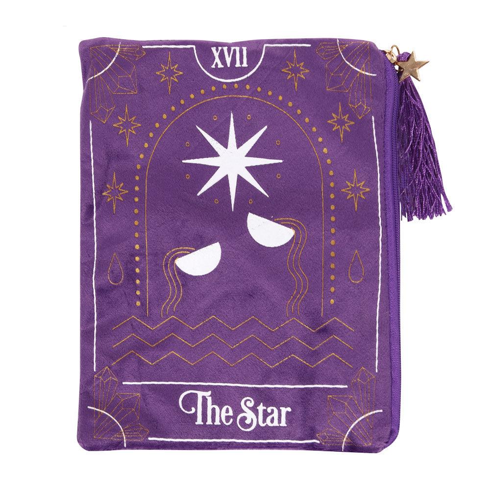 View The Star Tarot Card Zippered Bag information
