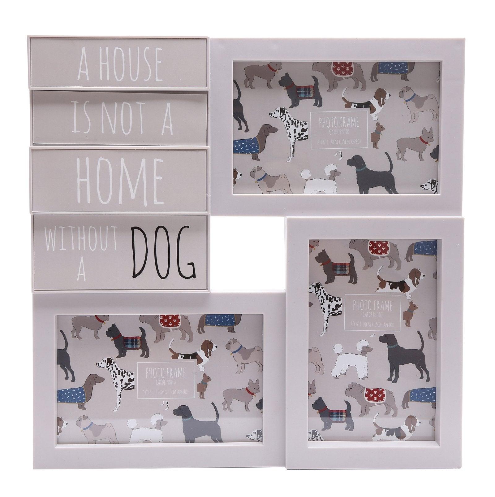 View Three 4x6 Dog Photo Frames information