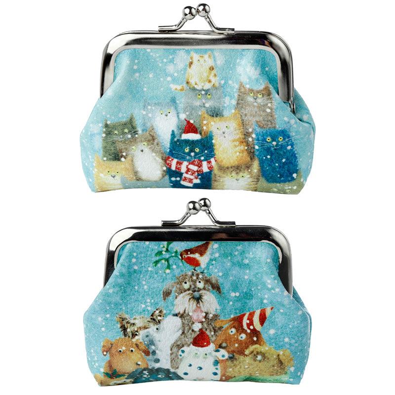 View Tic Tac Jan Pashley Christmas Cats and Dogs Purse information