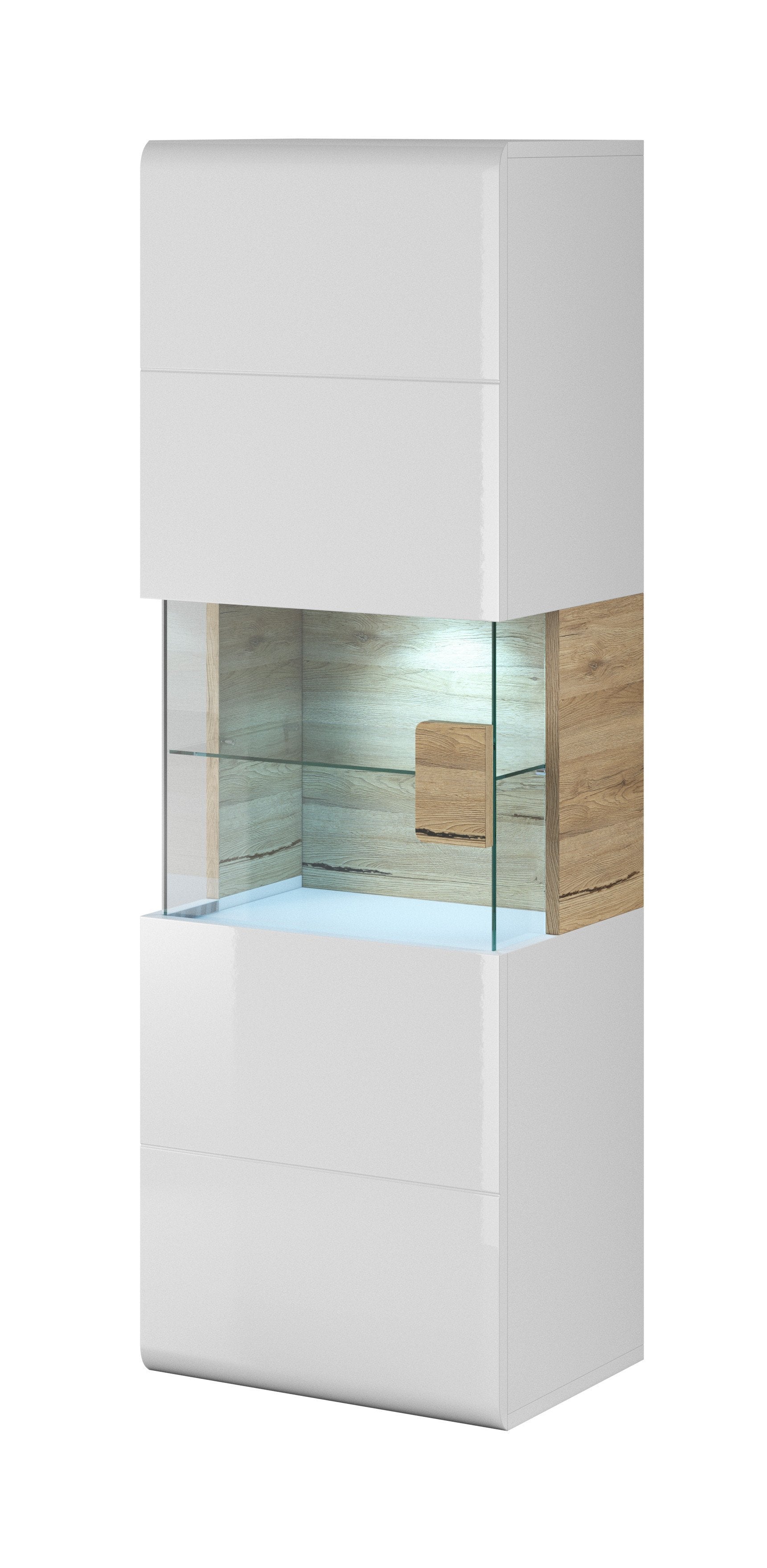 View Toledo 07 Wall Hung Cabinet Oak San Remo 53cm information