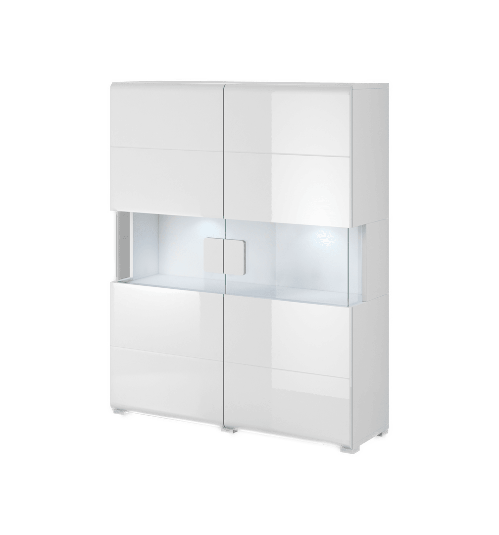 View Toledo 42 Sideboard Display Cabinet White 122cm information