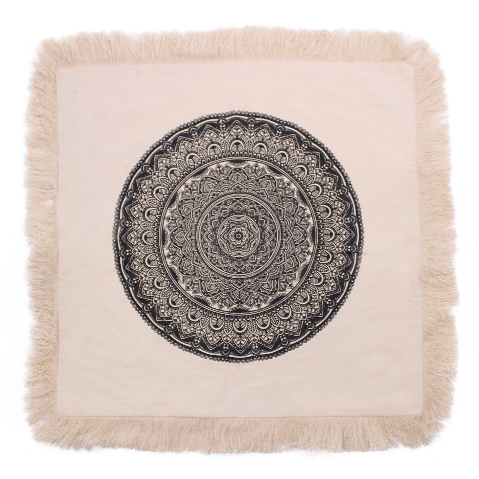 View Traditional Mandala Cushion 60x60cm black information