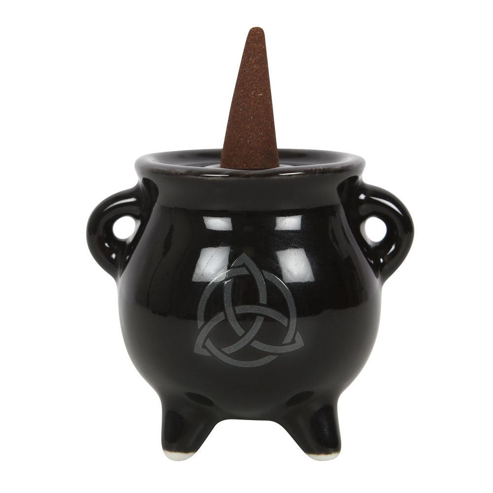 View Triquetra Cauldron Ceramic Incense Holder information